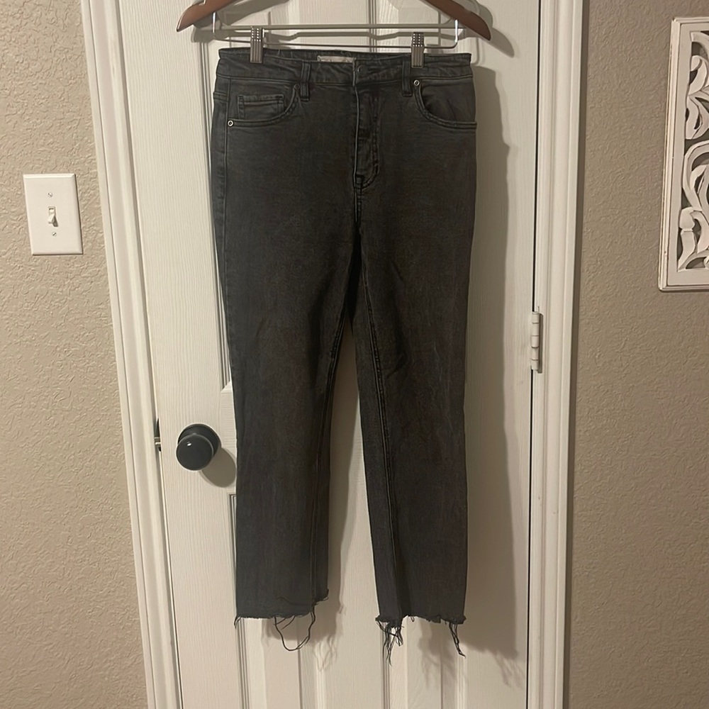 Harper heritage black wash 3/4 jeans